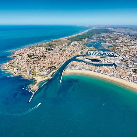 Appartement Moderne Au Centre-Ville, 150M Plage, Wifi, Confort Ideal Pour Familles - Fr-1-92-876 Les Sables-dʼOlonne Eksteriør billede