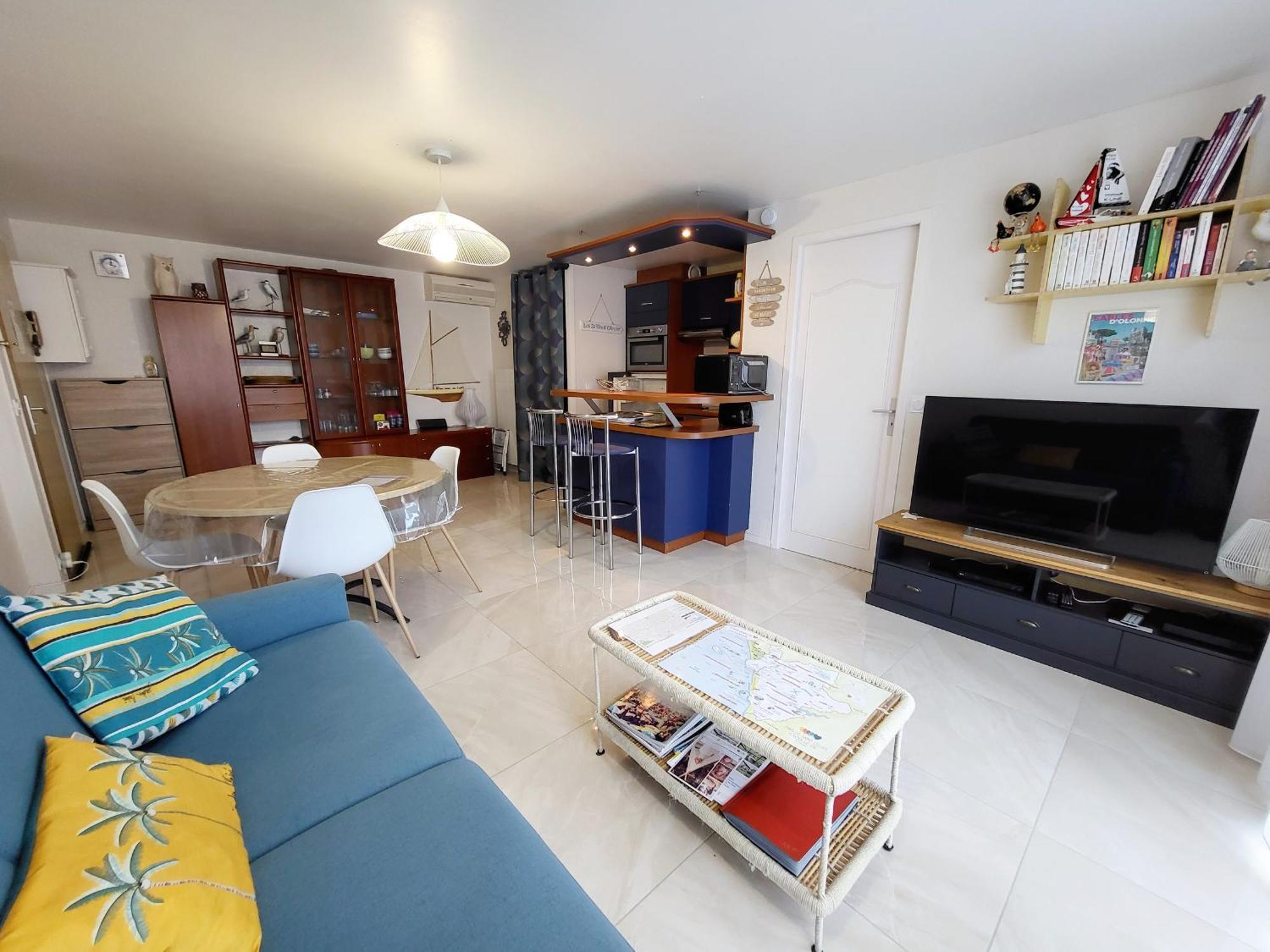 Appartement Moderne Au Centre-Ville, 150M Plage, Wifi, Confort Ideal Pour Familles - Fr-1-92-876 Les Sables-dʼOlonne Eksteriør billede